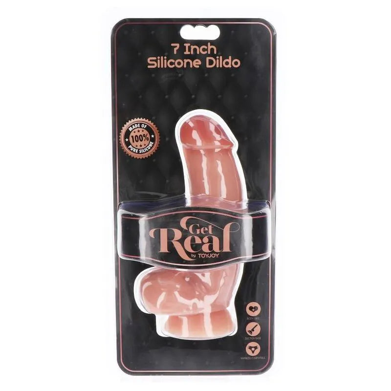 Gode ​​Réaliste Silicone 18 Cm Avec Ventouse