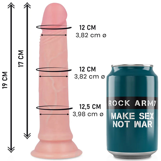 Gode Silicone Liquide Ventouse Réaliste Rock Army