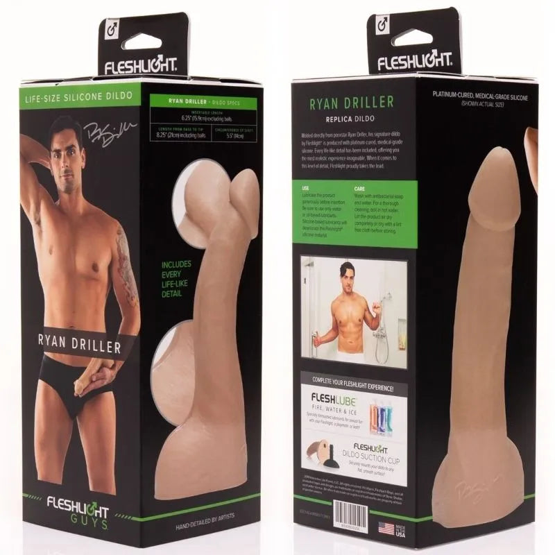 Gode ​​Réaliste Silicone Ryan Driller