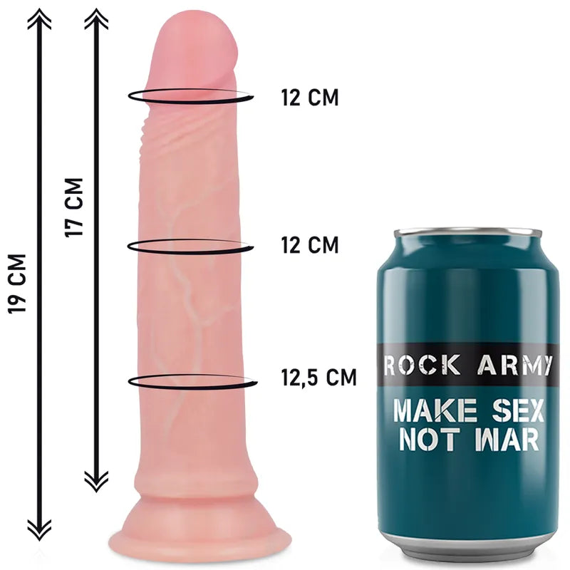 Gode Réaliste Silicone Ventouse Harnais Rockarmy