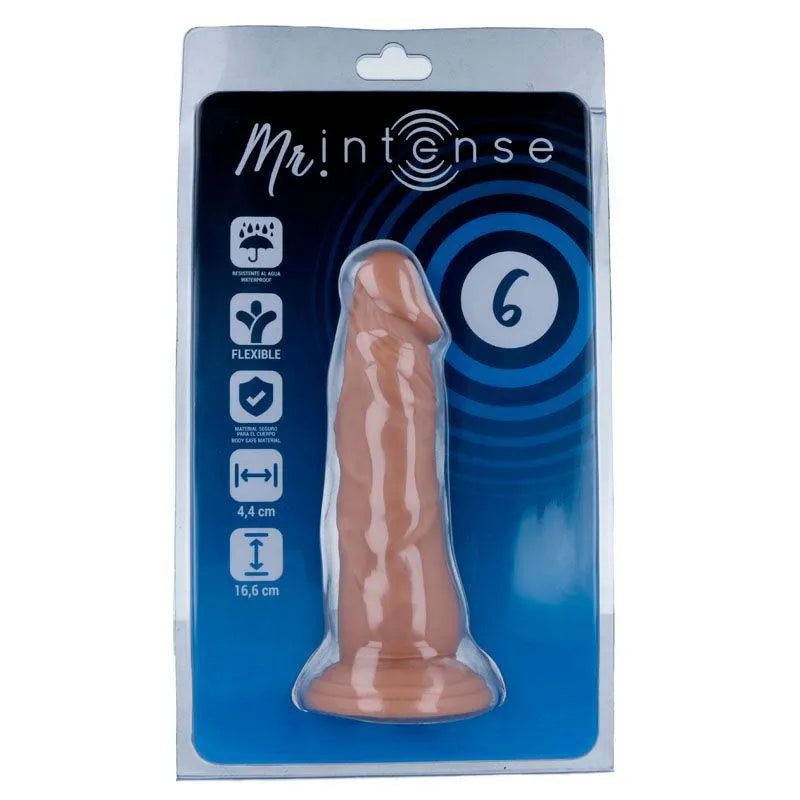Gode réaliste souple ventouse hypoallergénique 16,6cm