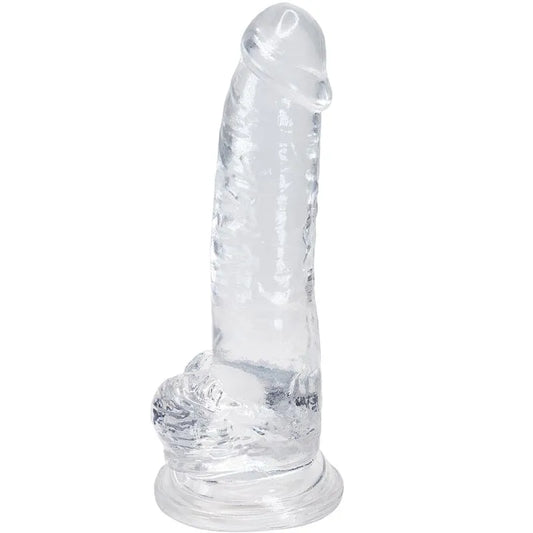 Gode réaliste transparent hypoallergénique étanche 20cm