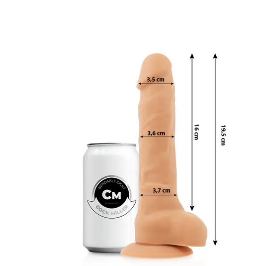 Gode Silicone Double Densité Articulé Hypoallergénique