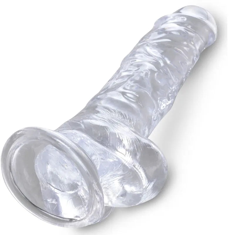 Gode Translucide Réaliste King Cock Clear 22cm Ventouse