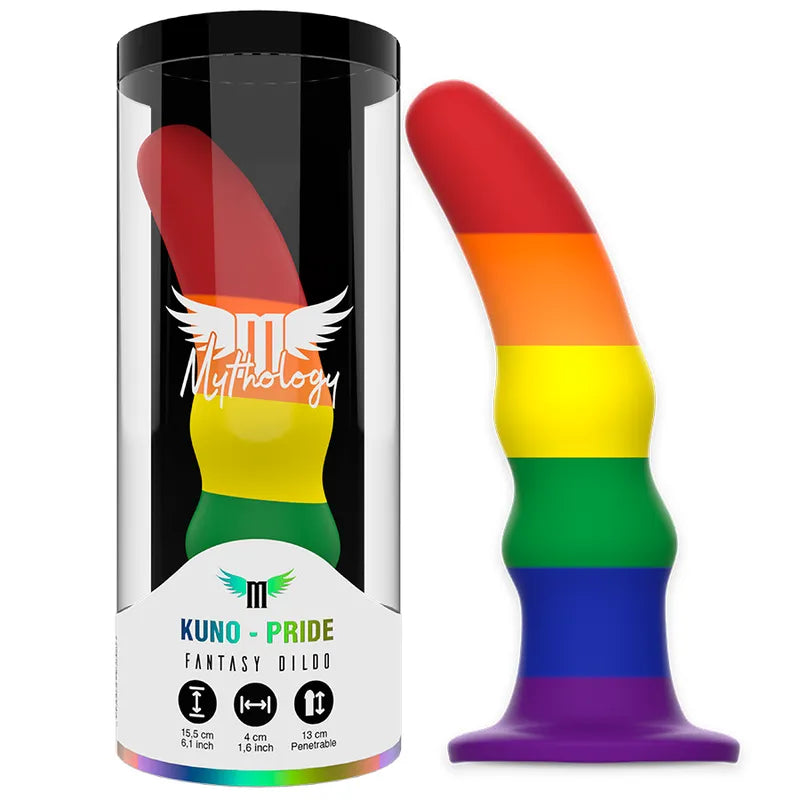 Gode Vibrant Silicone Fierté Taille M