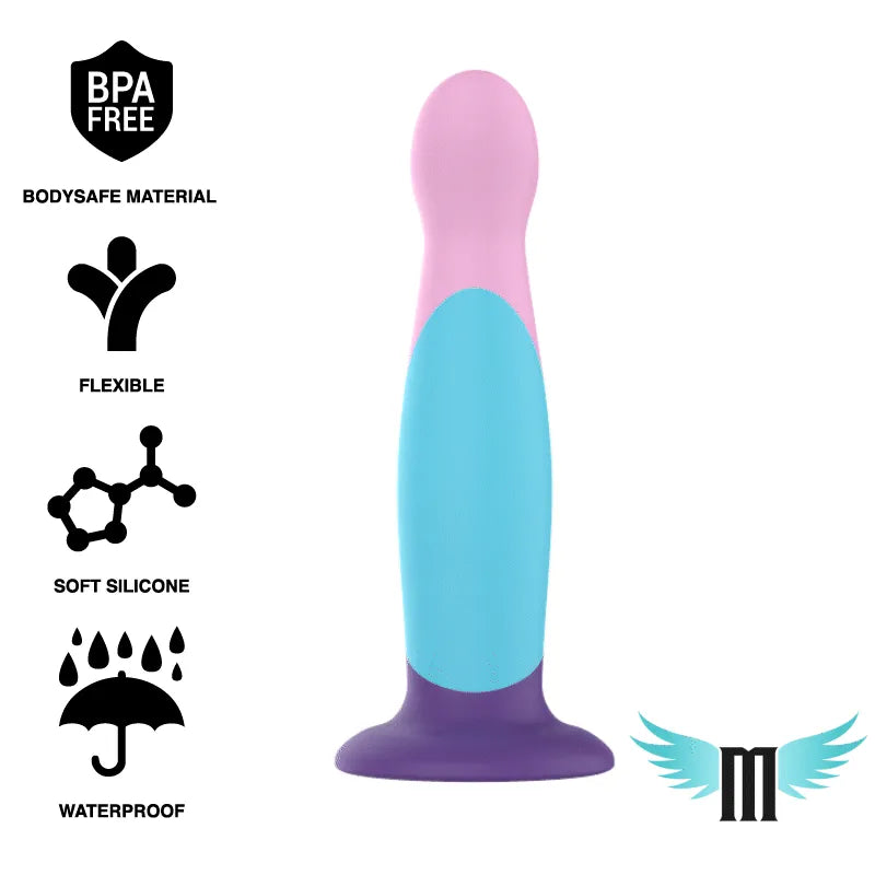 Godemichet Pastel Silicone Base D'Aspiration