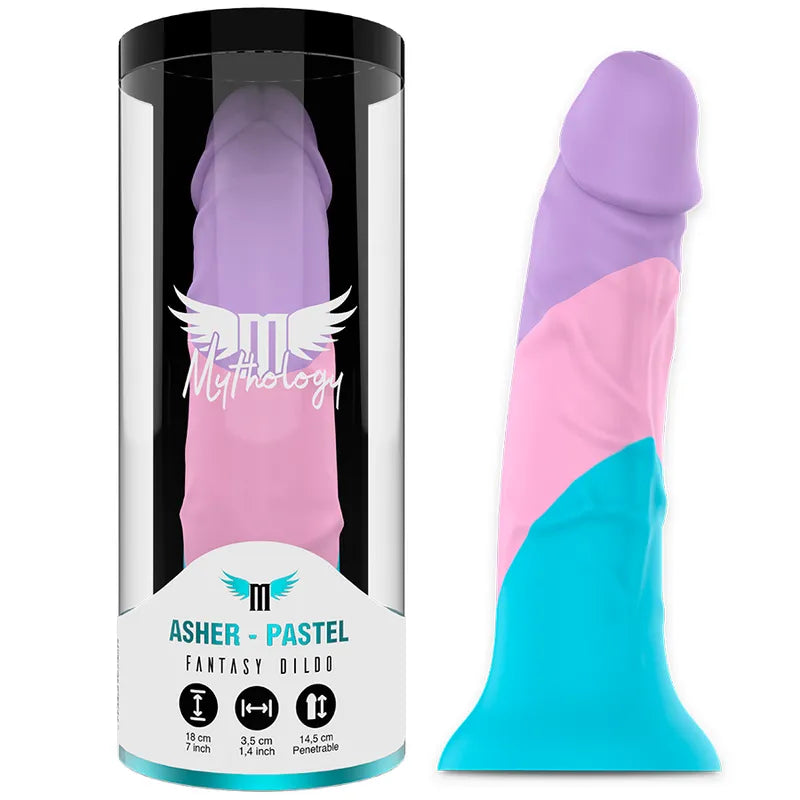 Godemichet Pastel Silicone Flexible Taille M