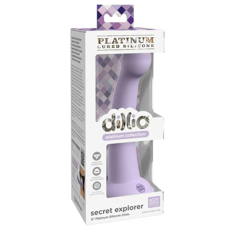 Godemichet Silicone Platine Avec Ventouse et Harnais