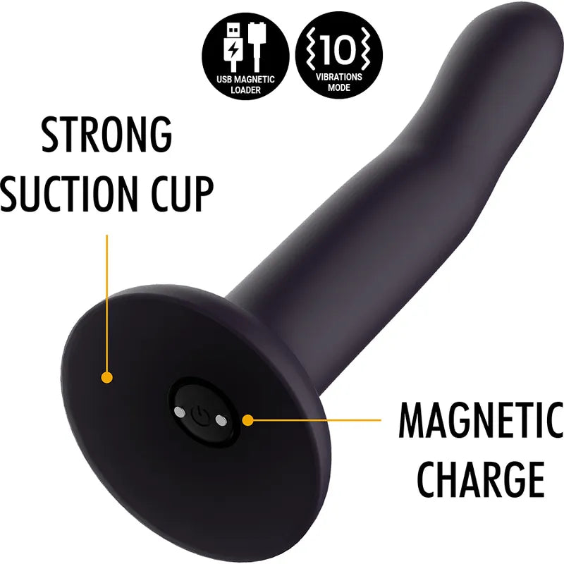 Godemichet Silicone Vibrant Couleur Changeante