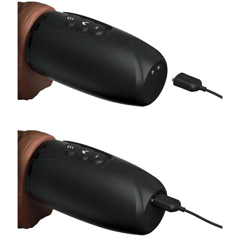 Godemichet Vibrant Chauffant Avec Mouvement De Poussée