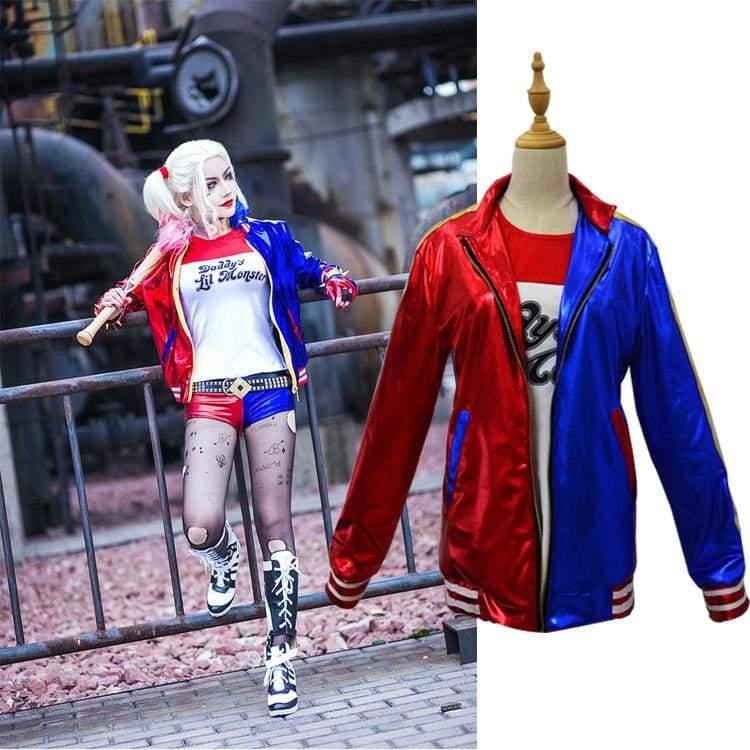 Harley Quinn Suicide Squad - Ensemble complet d'accessoires de cosplay avec batte de baseball