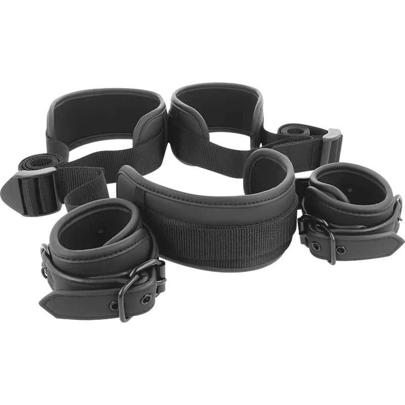 Harnais Bondage Cuir Vegan Réglable Bdsm