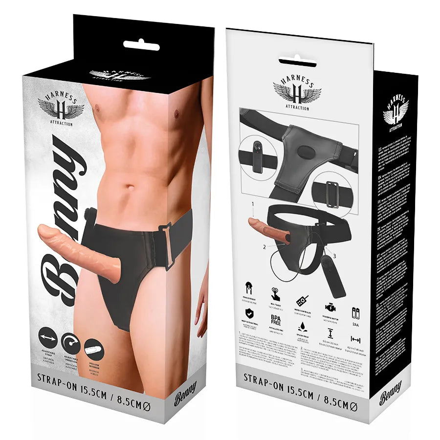 Harnais Creux Vibrant Pour Hommes Dysfonction Érectile