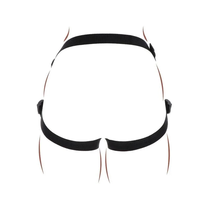 Harnais De Jeu De Rôle Ajustable Avec Anneaux En Silicone