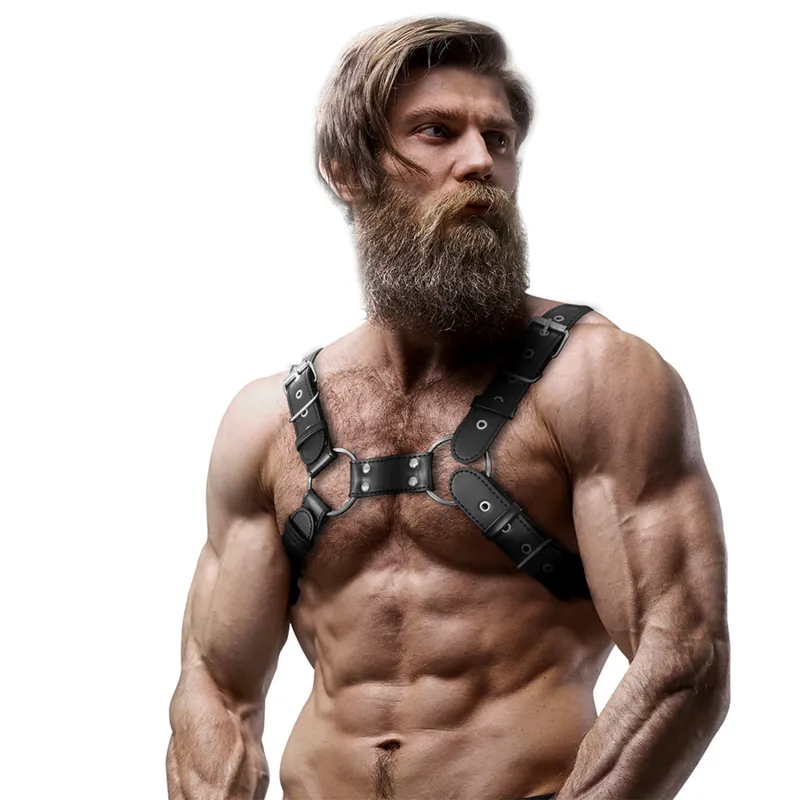 Harnais De Poitrine En Cuir Végétalien Ajustable