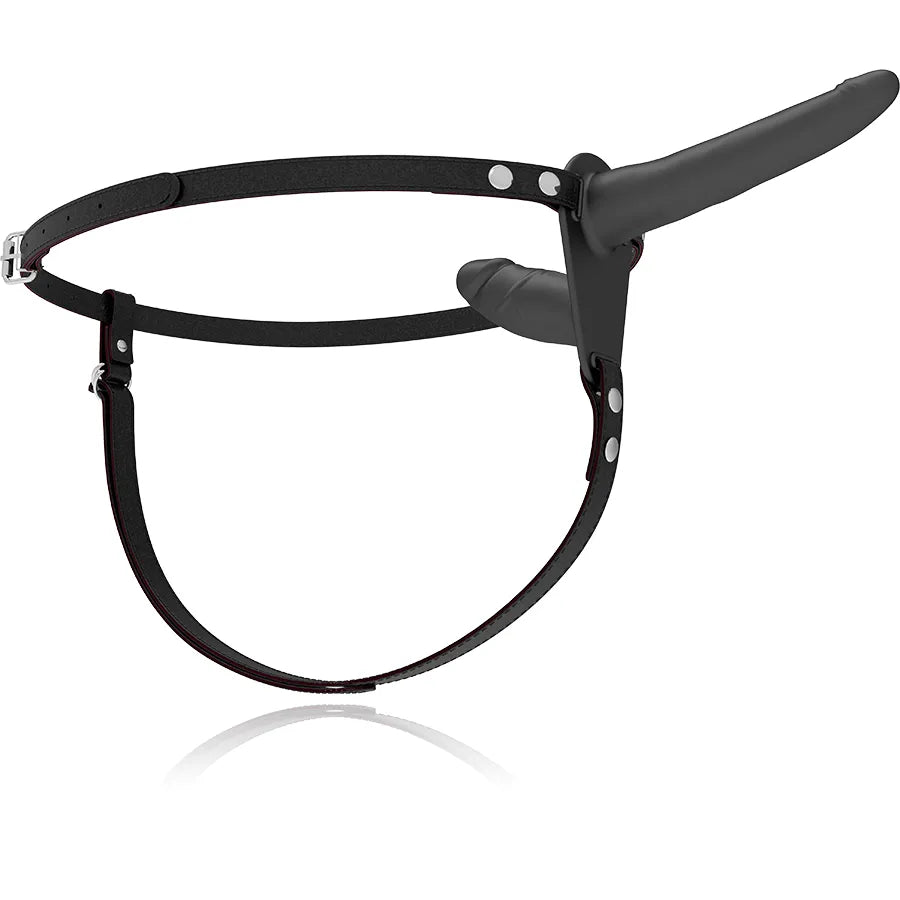 Harnais Double Pénétration Silicone Réglable Femmes