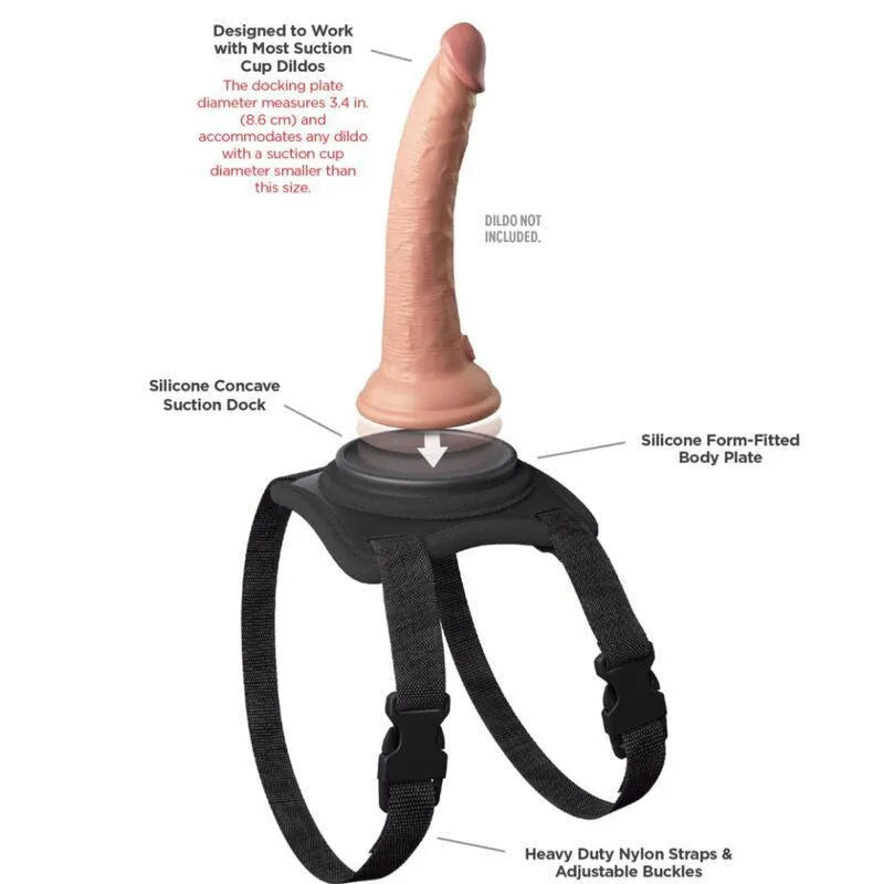 Harnais Strap-On À Sangle De Cuisse Silicone