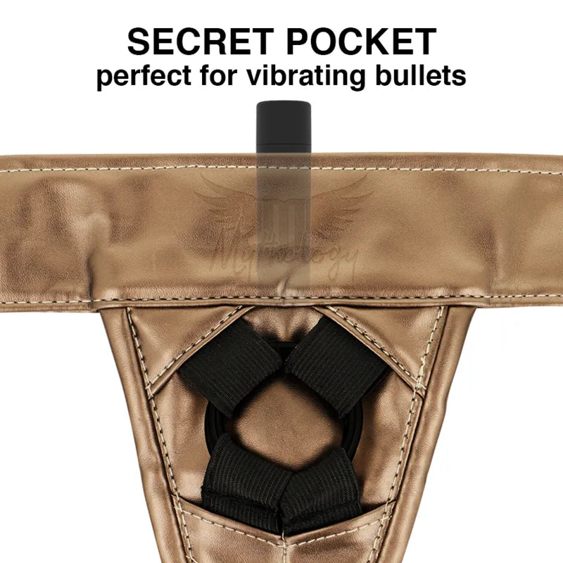 Harnais Strapon Bronze Réglable Écologique