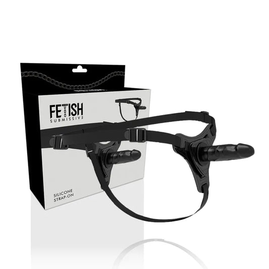 Harnais Strapon Silicone Hypoallergénique Pour Débutants