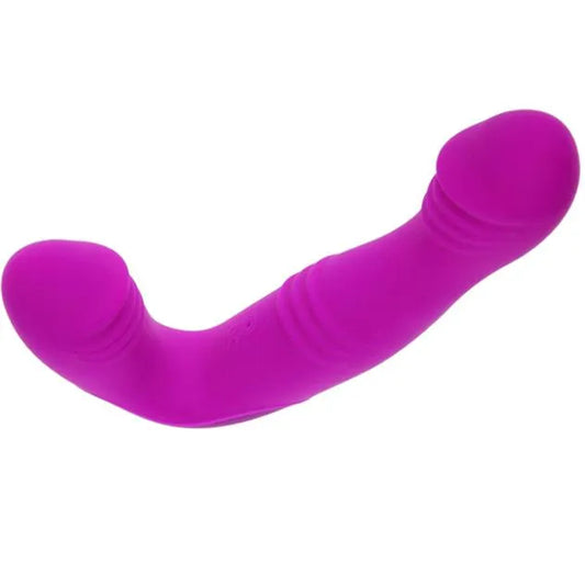 Harnais Vibrant Sans Bretelles Silicone Rechargeable