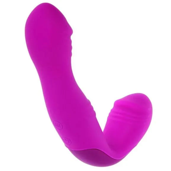 Harnais Vibrant Sans Bretelles Silicone Rechargeable