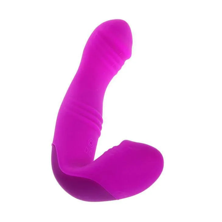 Harnais Vibrant Sans Bretelles Silicone Rechargeable