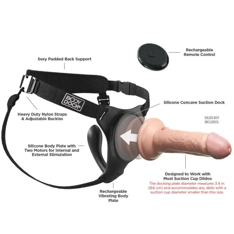 Harnais Vibrant Strap-On Avec Télécommande