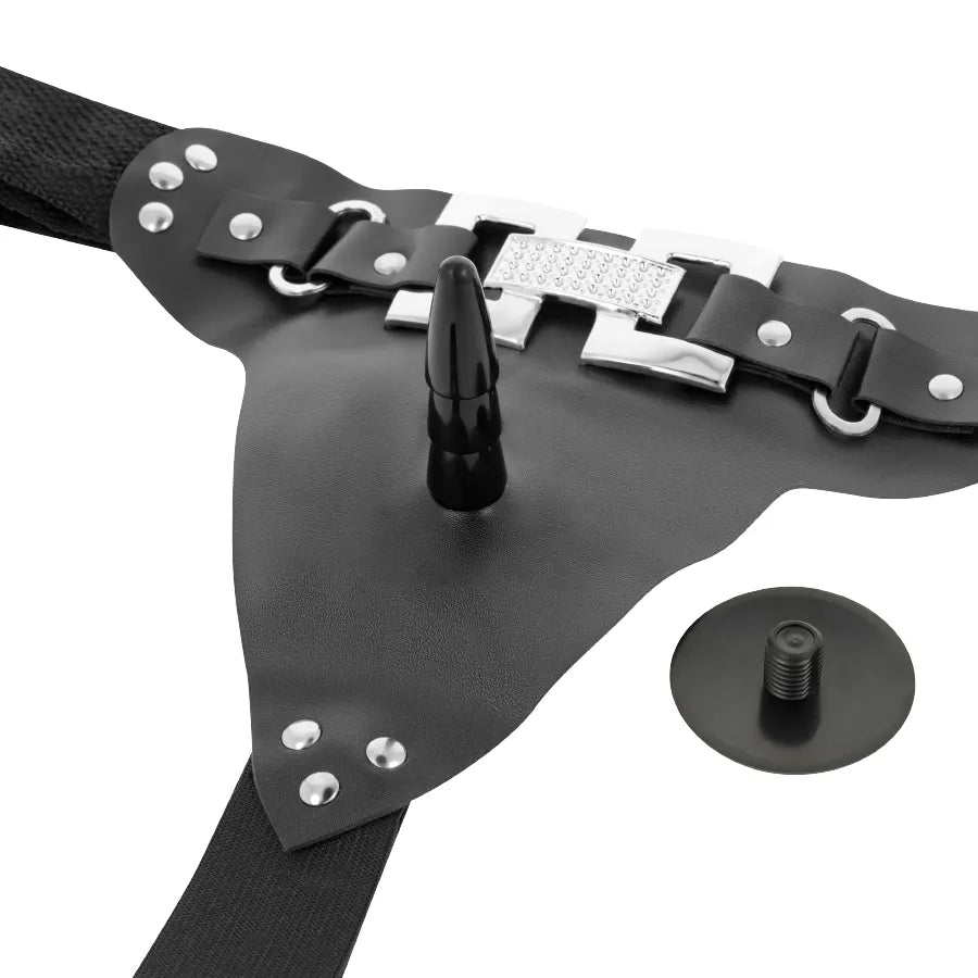 Harnais Vibromasseur Réaliste Multi-Vitesses Sans Phtalates