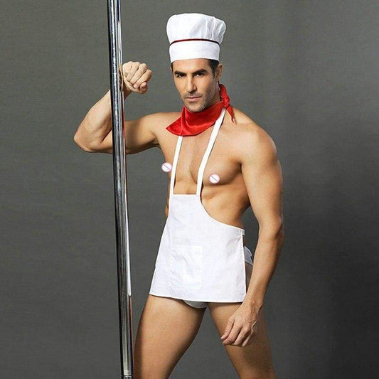 Chef cuisinier - Ensemble de sous-vêtements sexy Costume érotique pour homme