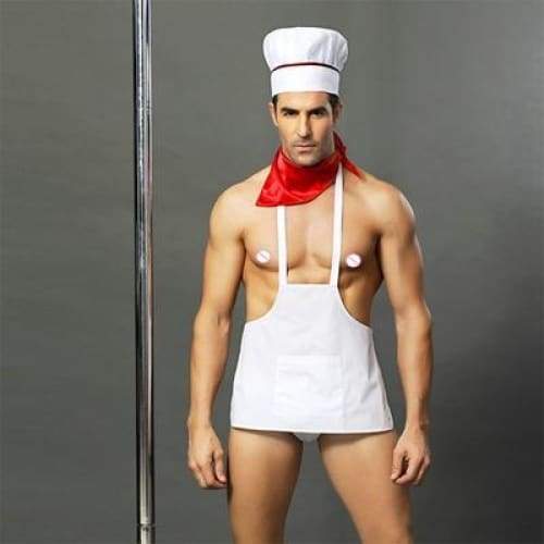 Chef cuisinier - Ensemble de sous-vêtements sexy Costume érotique pour homme