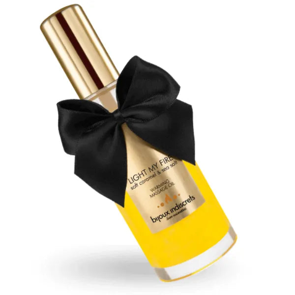 Huile De Massage Caramel Réchauffante Érotique