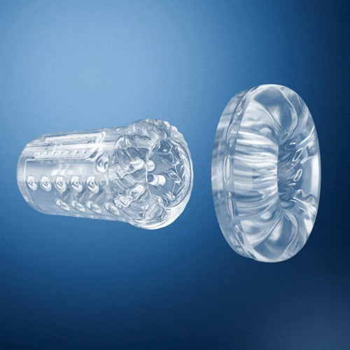 CREAMPIE - 5 IN 1 Licking Massage Thrust Rotation Vibrating Burst Stroker