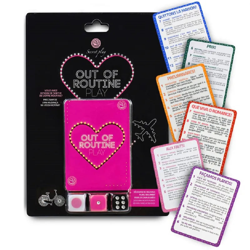 Jeu de Société Adultes Soirée Romantique Aventureuse