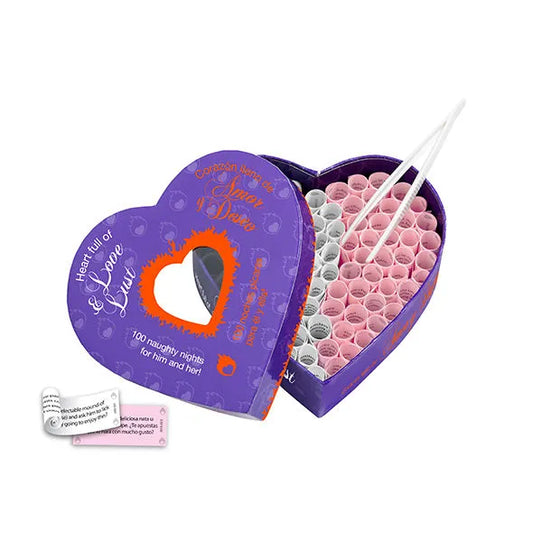 "Jeu Érotique Couples Heart Full of Love & Desire"