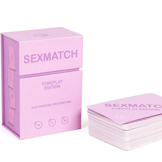 Jeu Érotique Couples Sexmatch Foreplay Edition 89 Cartes