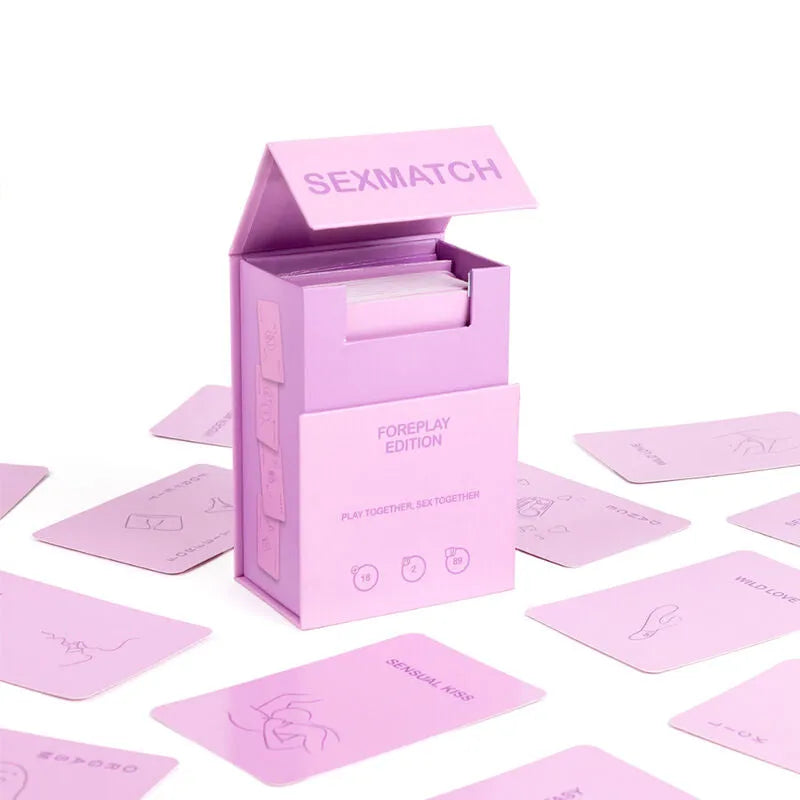 Jeu Érotique Couples Sexmatch Foreplay Edition 89 Cartes