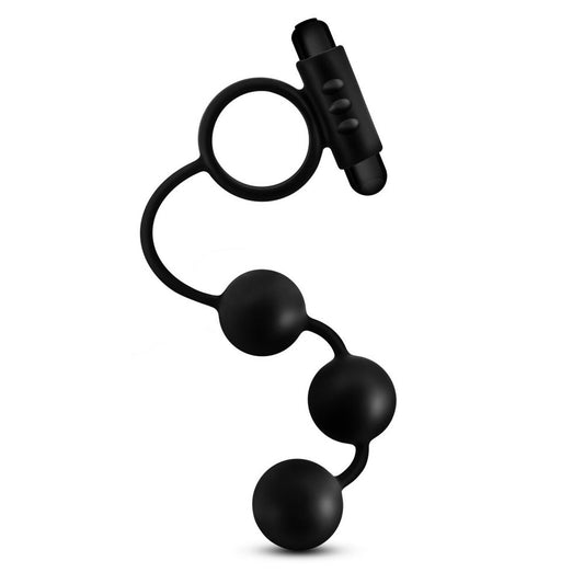 Anal Balls with Vibrating C-Ring