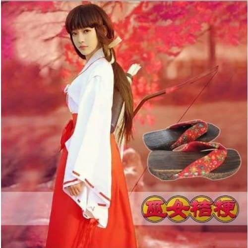 Kikyo - Full Set Cosplay Costume Anime Inuyasha Japanese Kimono