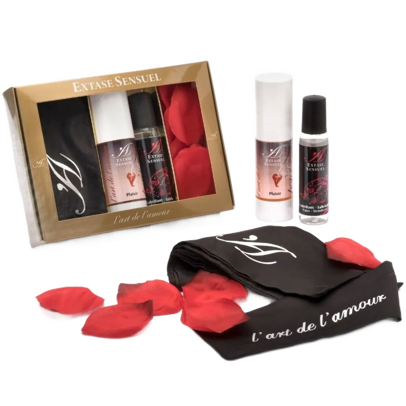 Kit Intime Sensuel Pour Elle Avec Pétales Parfumés