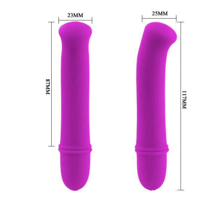 Élégant Vibromasseur Lilas Silicone Pretty Love