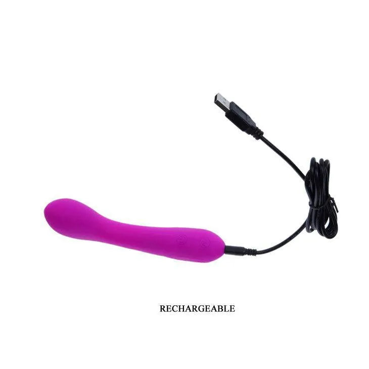 Élégant Vibromasseur Silicone Lilas 30 Fonctions