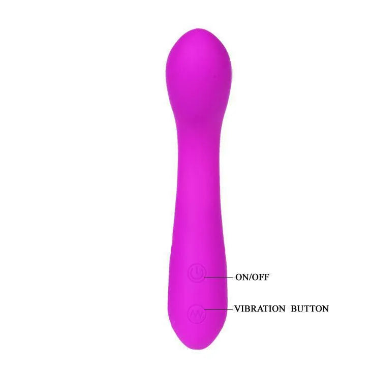 Élégant Vibromasseur Silicone Lilas 30 Fonctions