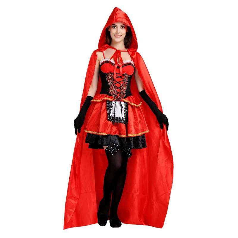 Rotkäppchen – Halloween-Kostümanzug „Le Petit Chaperon Rouge“