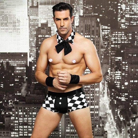 Male Servant - Sexy Underwear Set Erotic Costume For Man