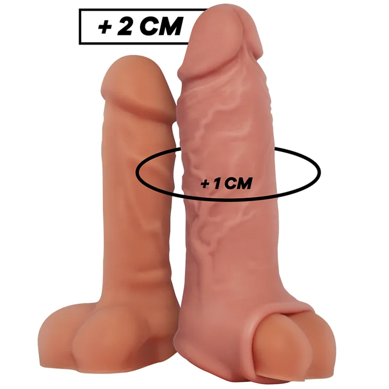 Manchon Pénien Extensible Silicone Médical Doux