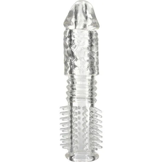 Manchon Pénien Texturé Transparent Pour Plaisir Accru