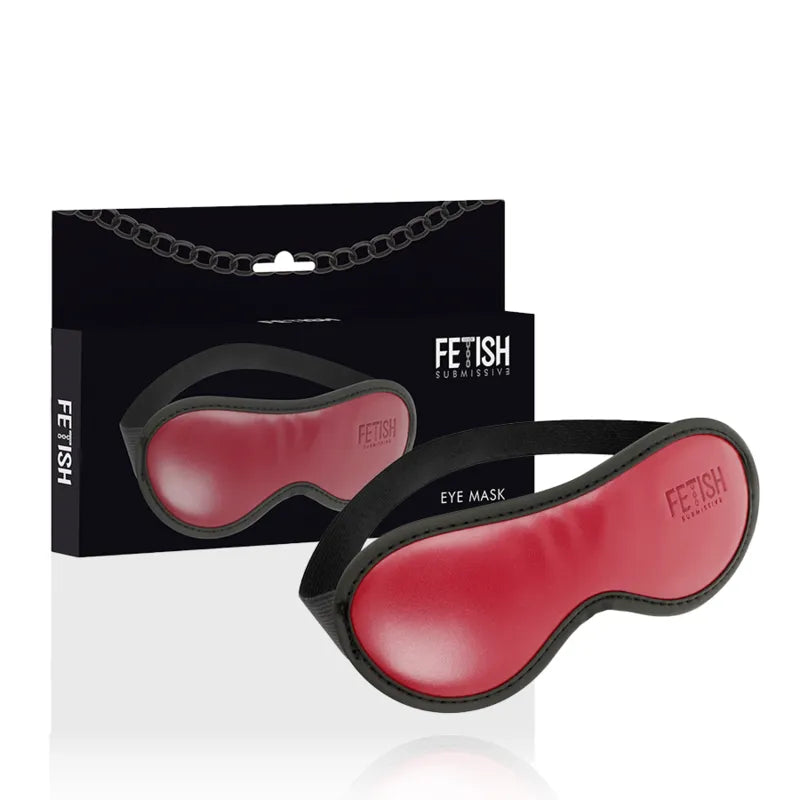Masque Bdsm Cuir Vegan Élastique