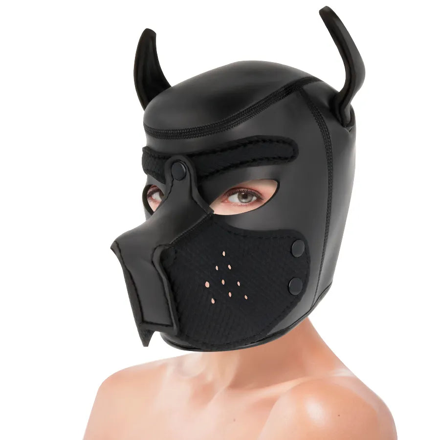 Masque Néoprène Bdsm Ajustable Pour Chien