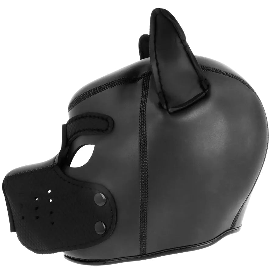Masque Néoprène Bdsm Ajustable Pour Chien