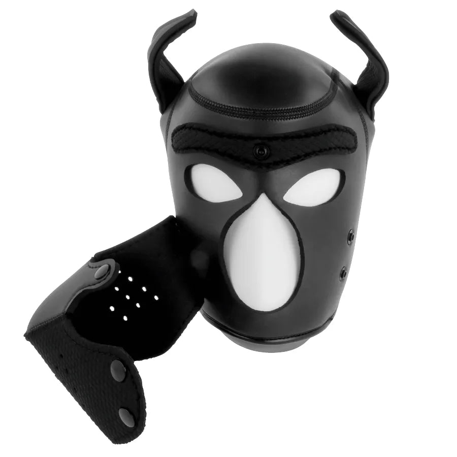 Masque Néoprène Bdsm Ajustable Pour Chien